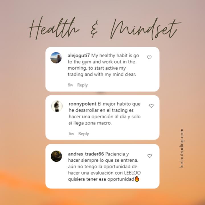 Trader health tips